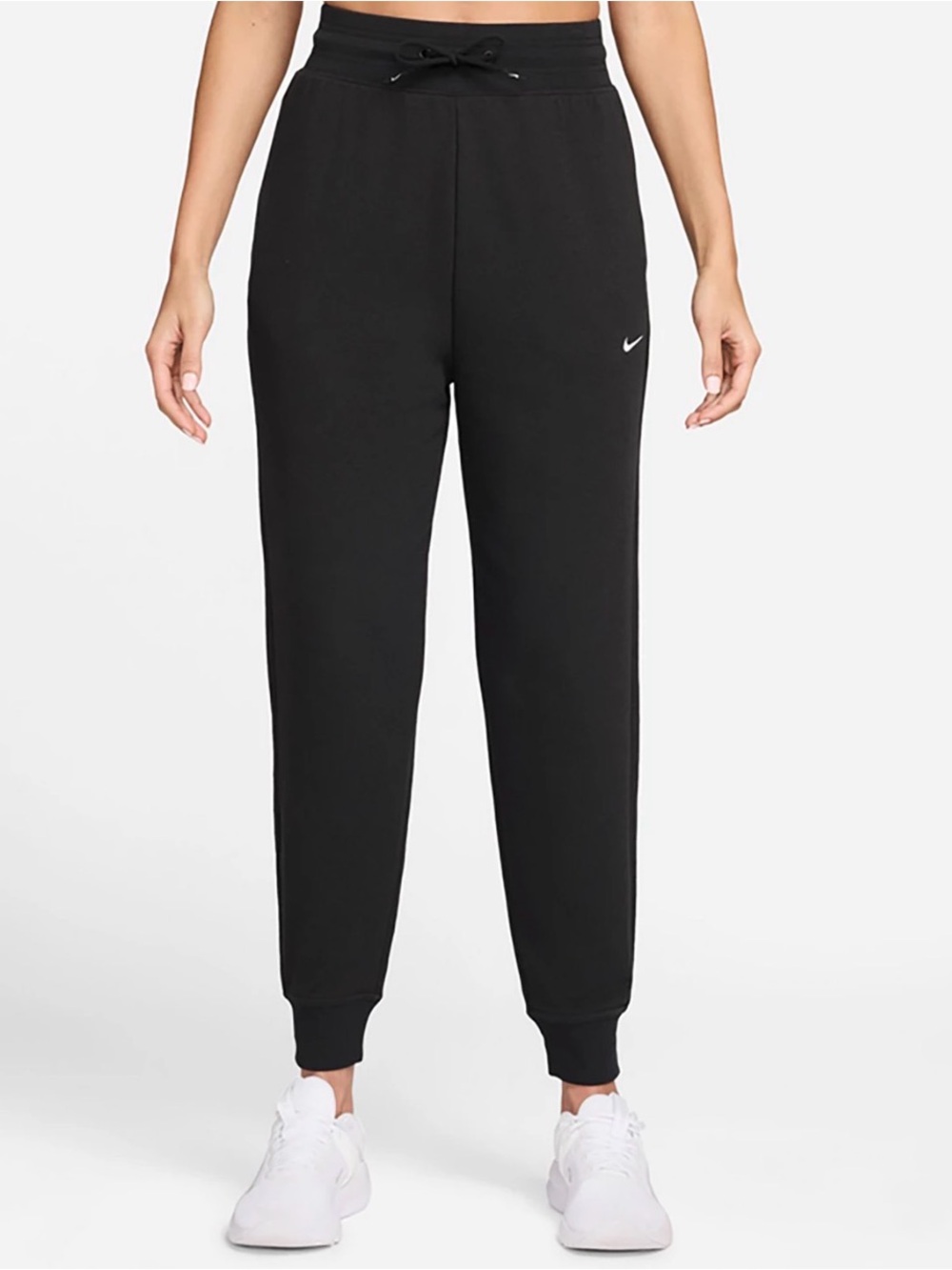Nike Women's Black Jogger Sweatpants with Swoosh